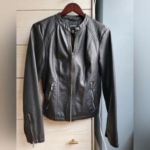 Express Womens Vegan Leather Jacket